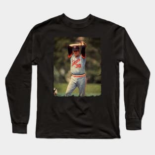 Dave Goltz in Minnesota Twins, 1977 Long Sleeve T-Shirt